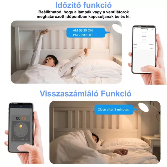 Mini okos relé, kétkörös