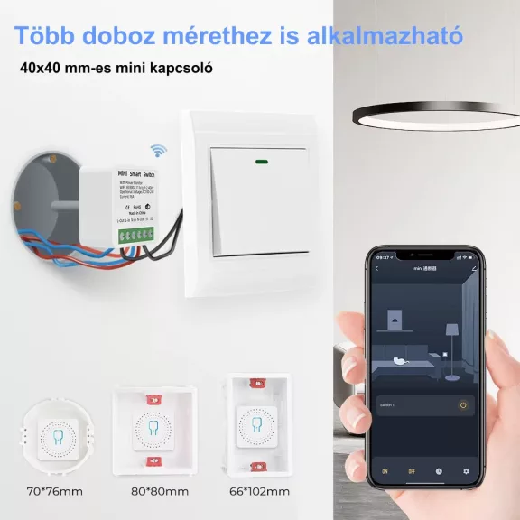 Mini okos relé, kétkörös