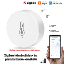 Hőmérséklet és páratartalom érzékelő, ZigBee