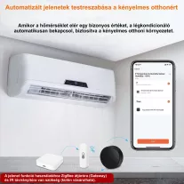 Hőmérséklet és páratartalom érzékelő, ZigBee