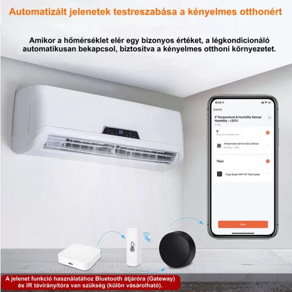 Hőmérséklet és páratartalom érzékelő, Bluetooth