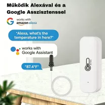   Hőmérséklet és páratartalom érzékelő, , szondás, WiFi