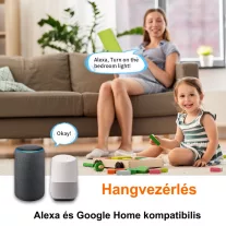 2 körös érintőkapcsoló, WiFi, üveg előlap