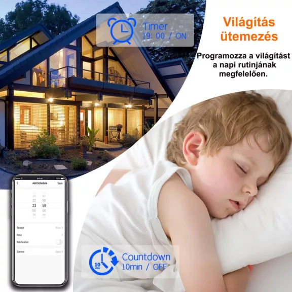 2 körös érintőkapcsoló, WiFi, üveg előlap, nulla szükséges