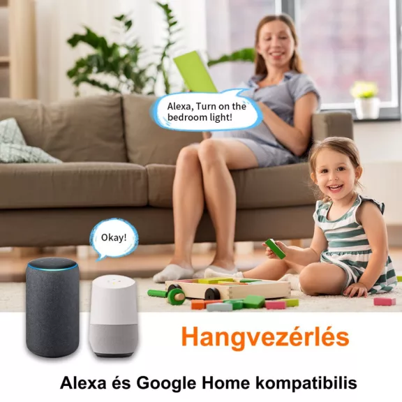 3 körös érintőkapcsoló, WiFi, üveg előlap