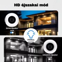 Biztonsági kamera, 3MP, WiFi