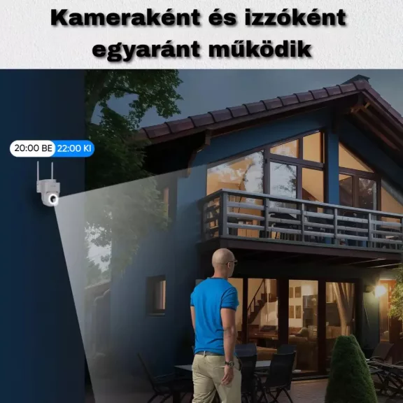 Biztonsági kamera, 3MP, WiFi