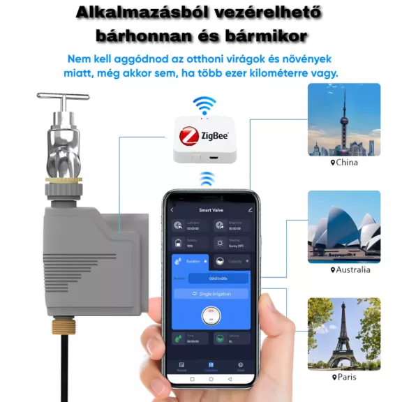 Okos Öntözőszelep, ZigBee