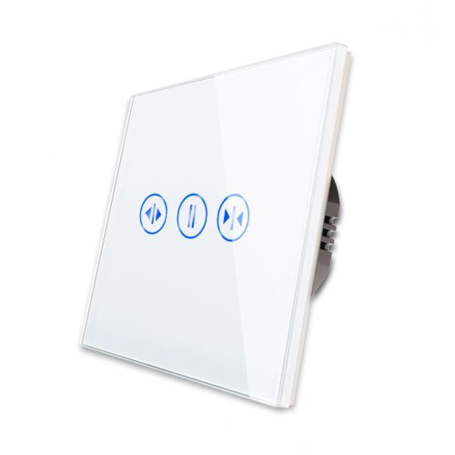 Függöny kapcsoló, WiFi, üveg előlap