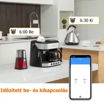   Szimpla fali aljzat, ZigBee, üveg előlap, fogyasztésmérővel