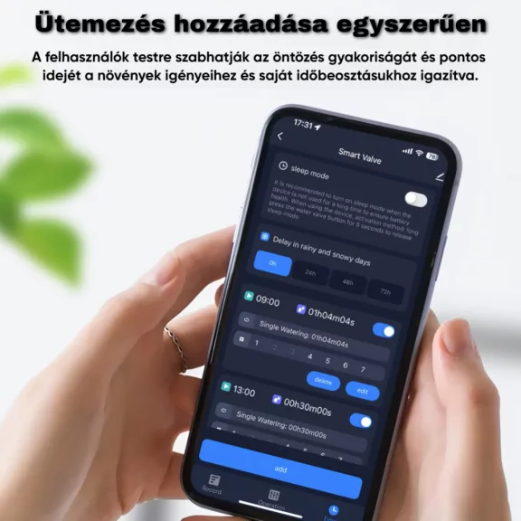Okos vízszelep, Napelemes, WiFi