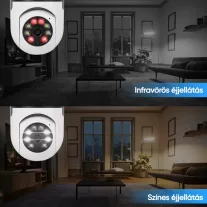 Biztonsági kamera, 5MP, WiFi, E27 foglalat